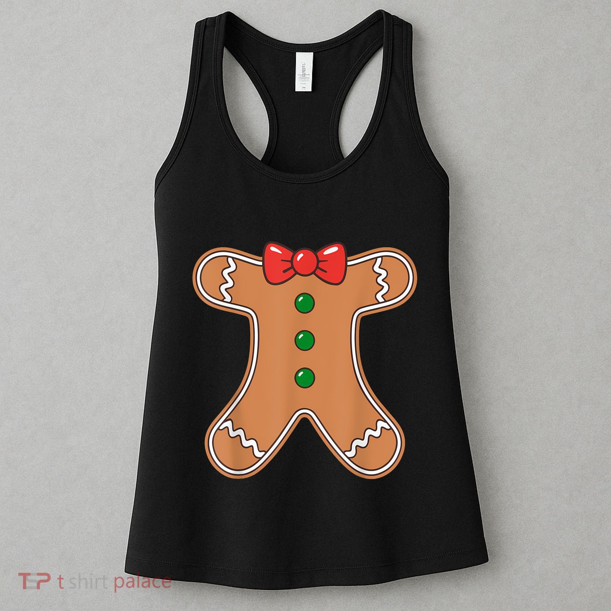 Gingerbread Man Cookie Costume Women's Tank Top