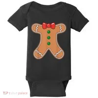 Gingerbread Man Cookie Costume Baby Bodysuit thumb 0