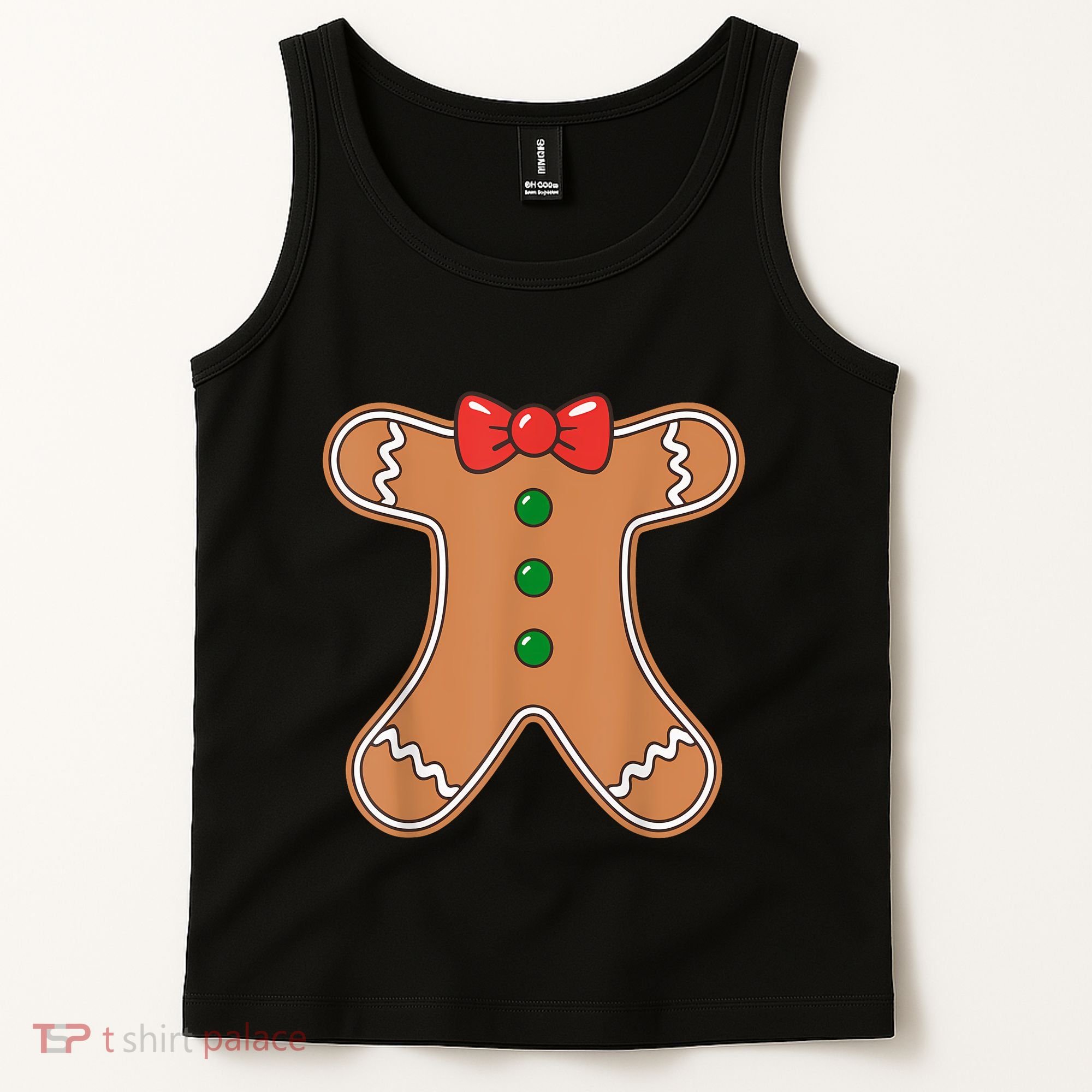 Gingerbread Man Cookie Costume Tank Top