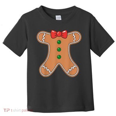 Gingerbread Man Cookie Costume Toddler T-Shirt