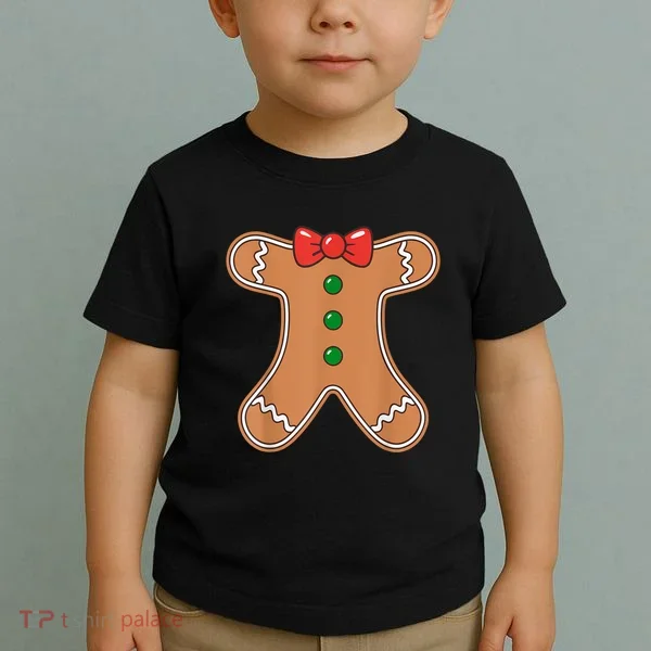 Gingerbread Man Cookie Costume Toddler T-Shirt
