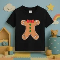 Gingerbread Man Cookie Costume Toddler T-Shirt thumb 3