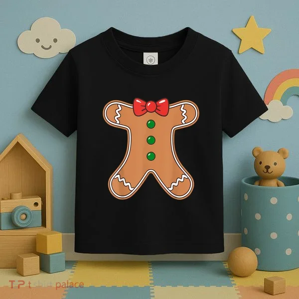 Gingerbread Man Cookie Costume Toddler T-Shirt