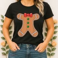 Gingerbread Man Cookie Costume Women's T-Shirt thumb 2