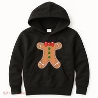 Gingerbread Man Cookie Costume Kids Hoodie thumb 0