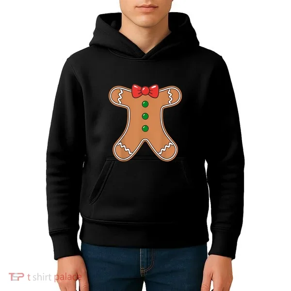 Gingerbread Man Cookie Costume Kids Hoodie