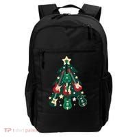 Guitarists Musician Christmas Electric Guitar Xmas Tree Gift Backpack thumb 0