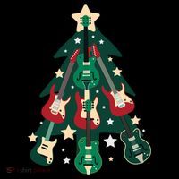 Guitarists Musician Christmas Electric Guitar Xmas Tree Gift Coffee Mug thumb 5