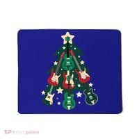 Guitarists Musician Christmas Electric Guitar Xmas Tree Gift Mousepad thumb 0