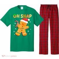 Gingerbread Man Cookie Xmas Oh Snap Funny Cute Christmas Pajama Set thumb 0