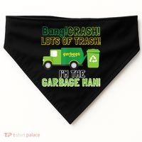 Garbage Man Costume Garbage Trucks Adults Kids & Toddlers USA-Made Doggie Bandana thumb 0