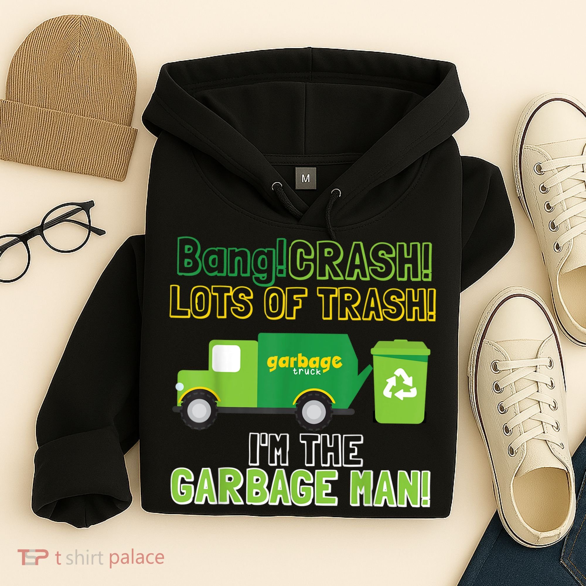 Garbage Man Costume Garbage Trucks Adults Kids & Toddlers Hoodie