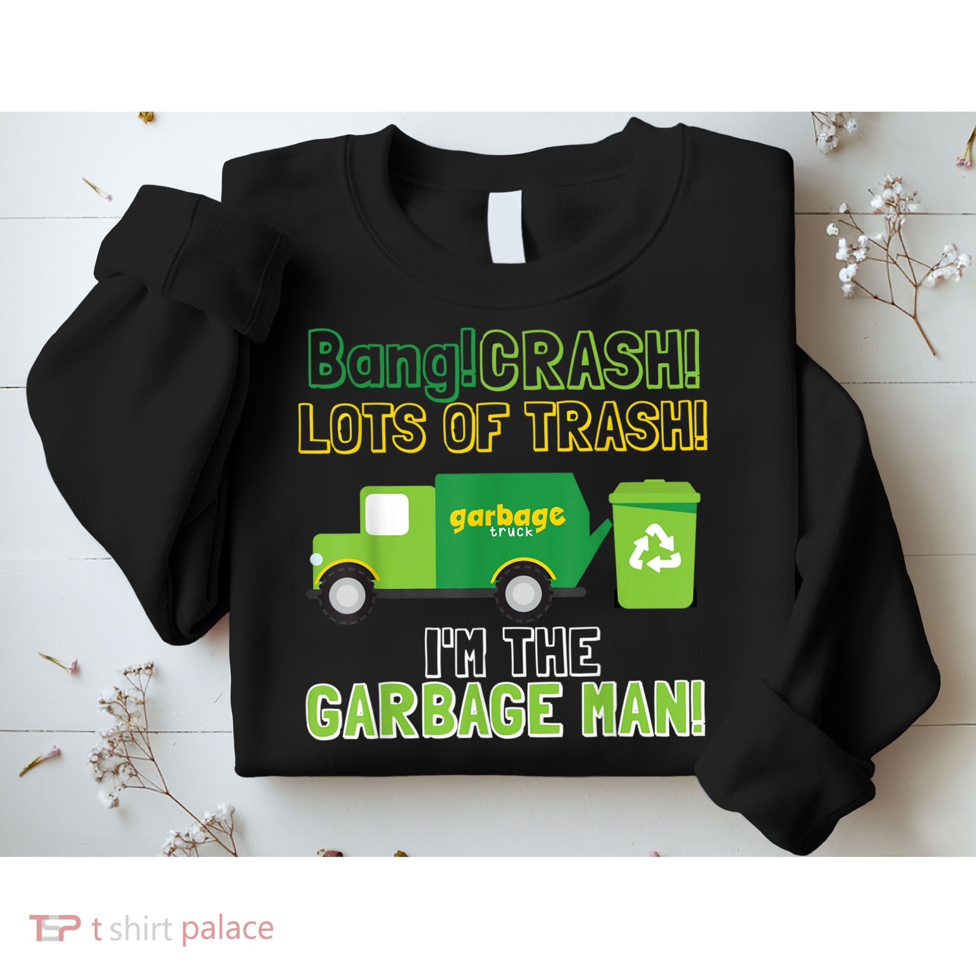 Garbage Man Costume Garbage Trucks Adults Kids & Toddlers Sweatshirt
