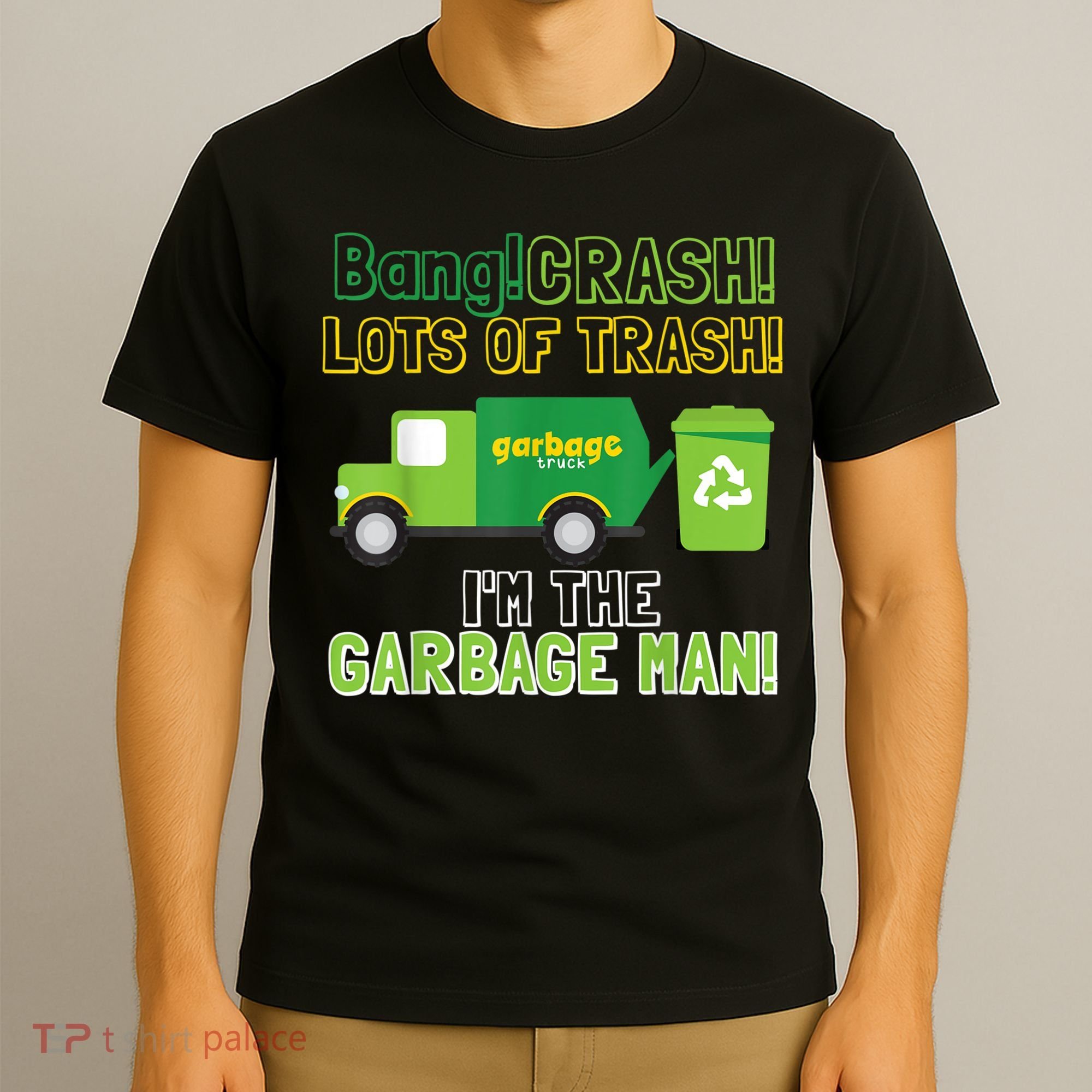 Garbage Man Costume Garbage Trucks Adults Kids & Toddlers T-Shirt