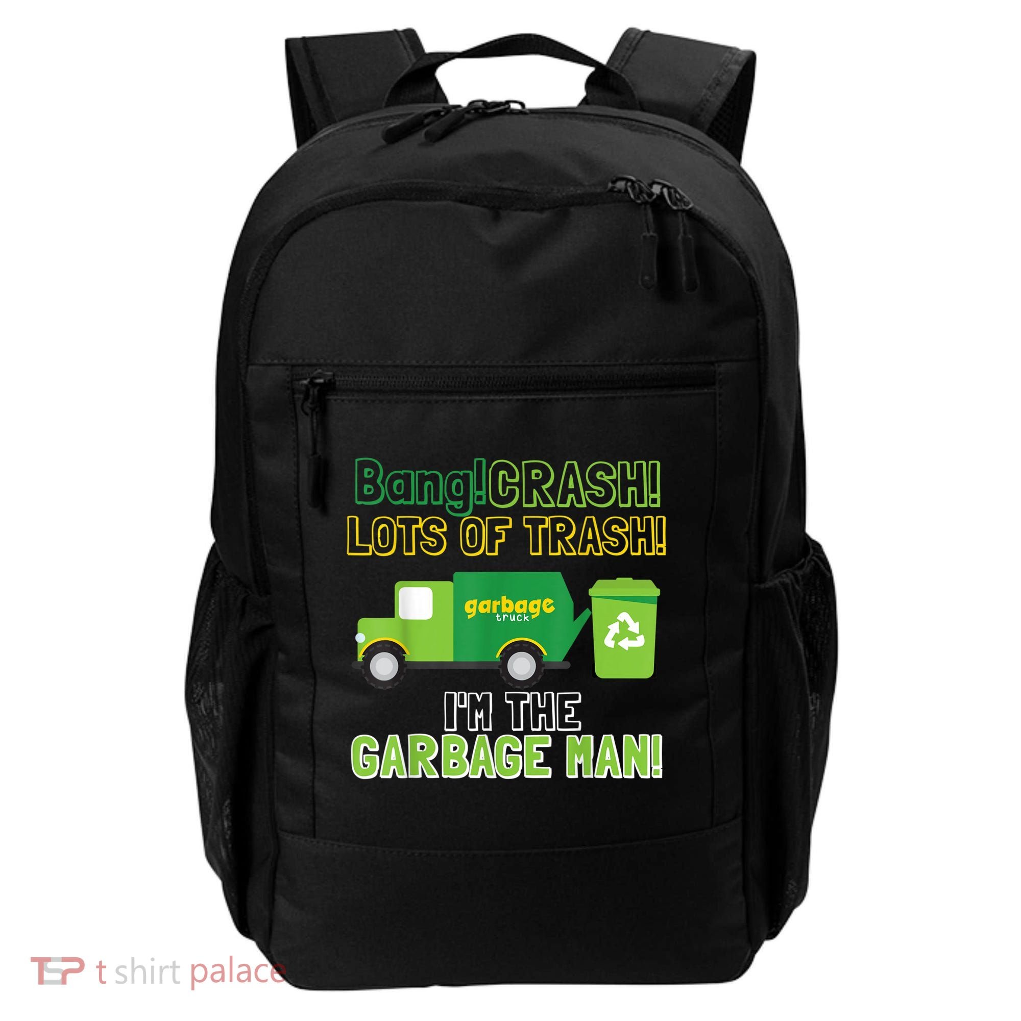 Garbage Man Costume Garbage Trucks Adults Kids & Toddlers Backpack