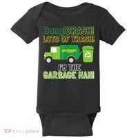 Garbage Man Costume Garbage Trucks Adults Kids & Toddlers Baby Bodysuit thumb 0