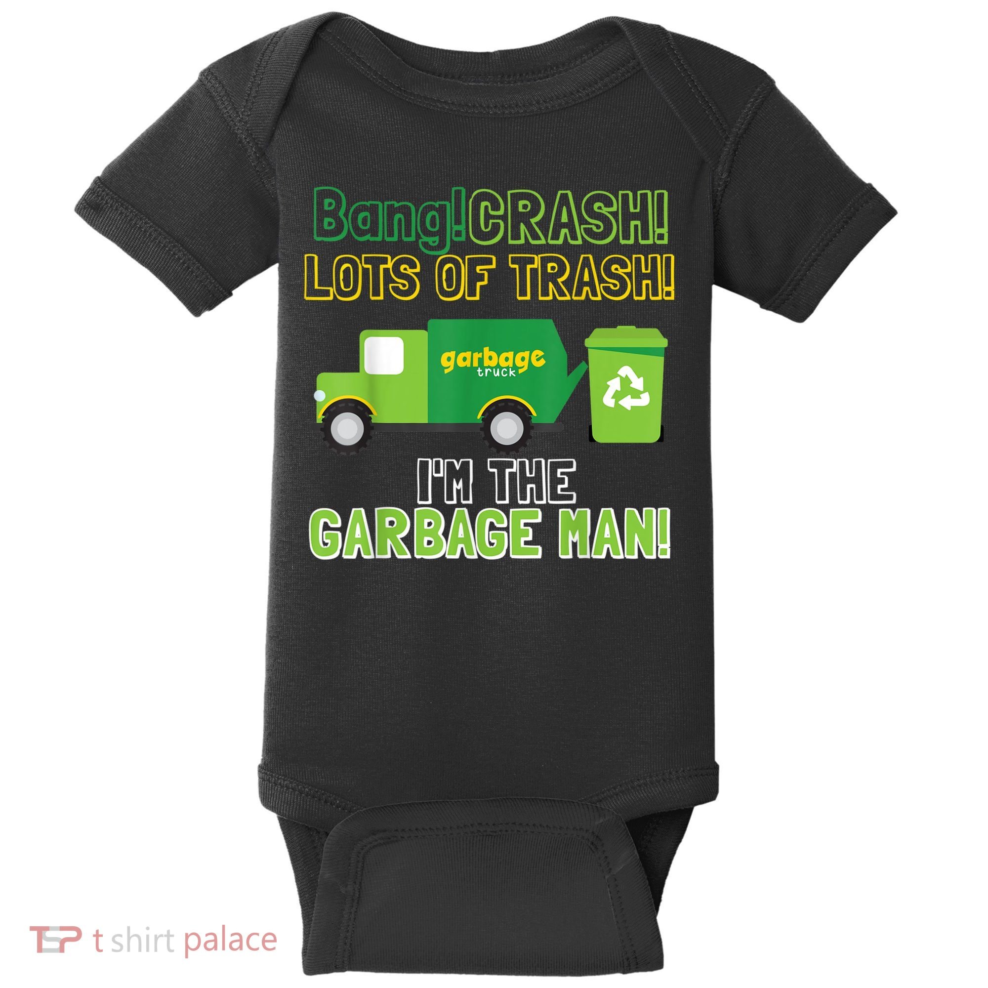 Garbage Man Costume Garbage Trucks Adults Kids & Toddlers Baby Bodysuit