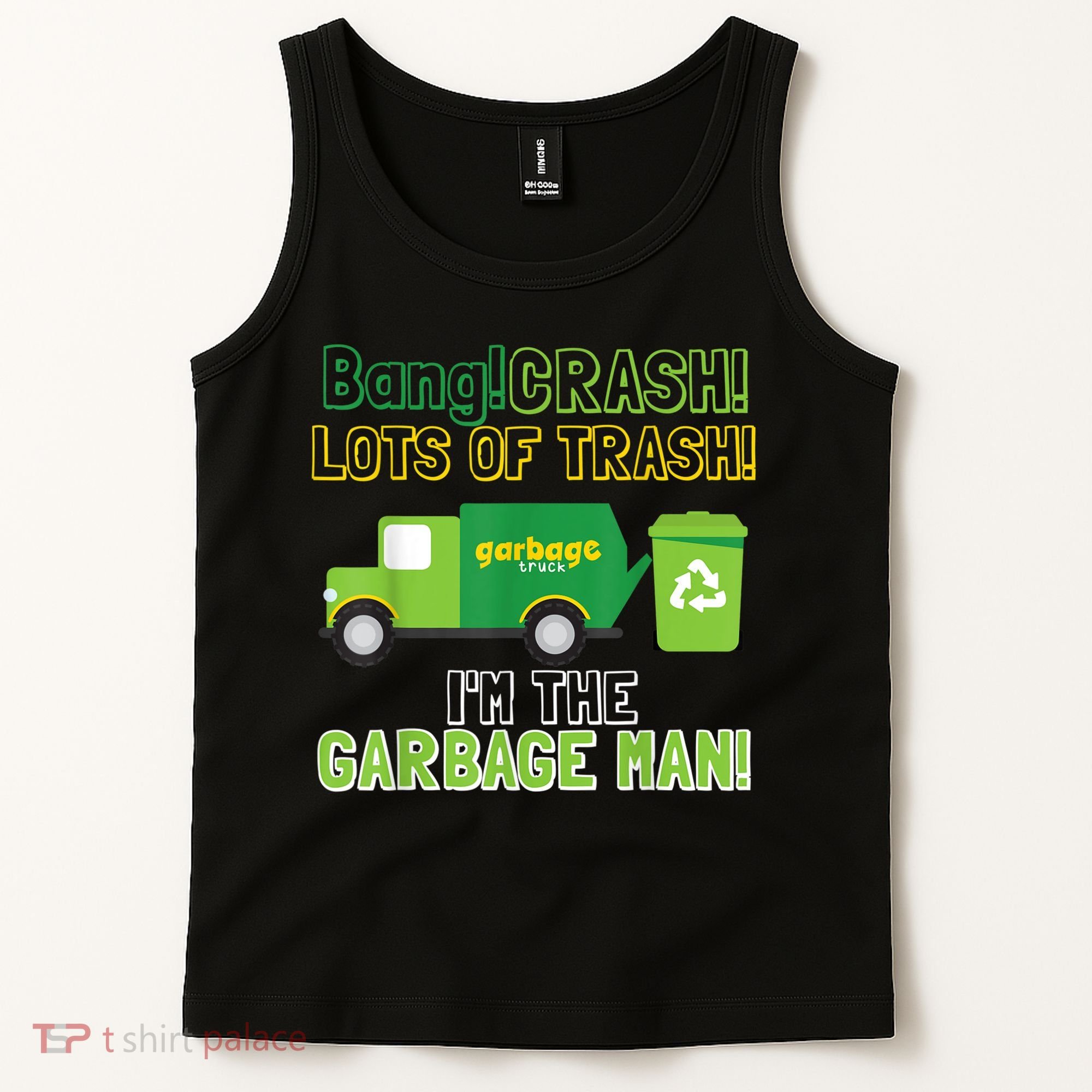 Garbage Man Costume Garbage Trucks Adults Kids & Toddlers Tank Top