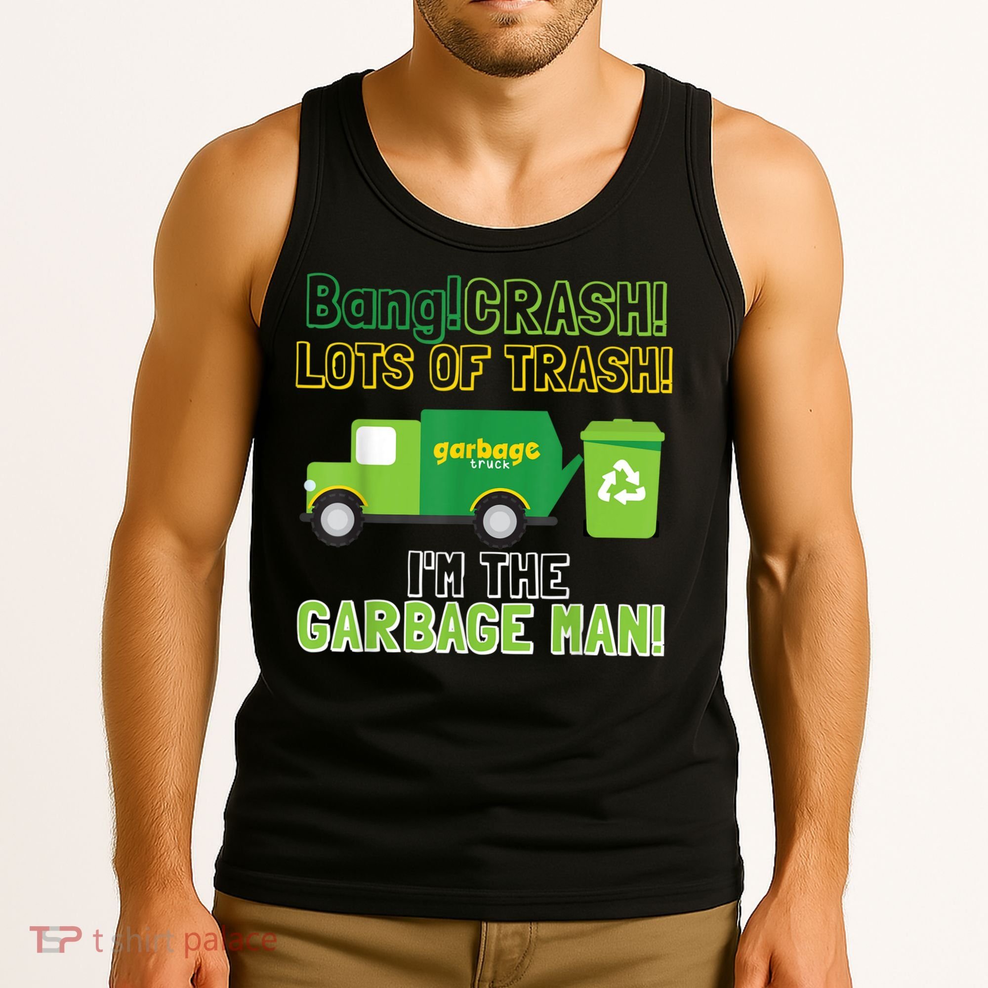 Garbage Man Costume Garbage Trucks Adults Kids & Toddlers Tank Top