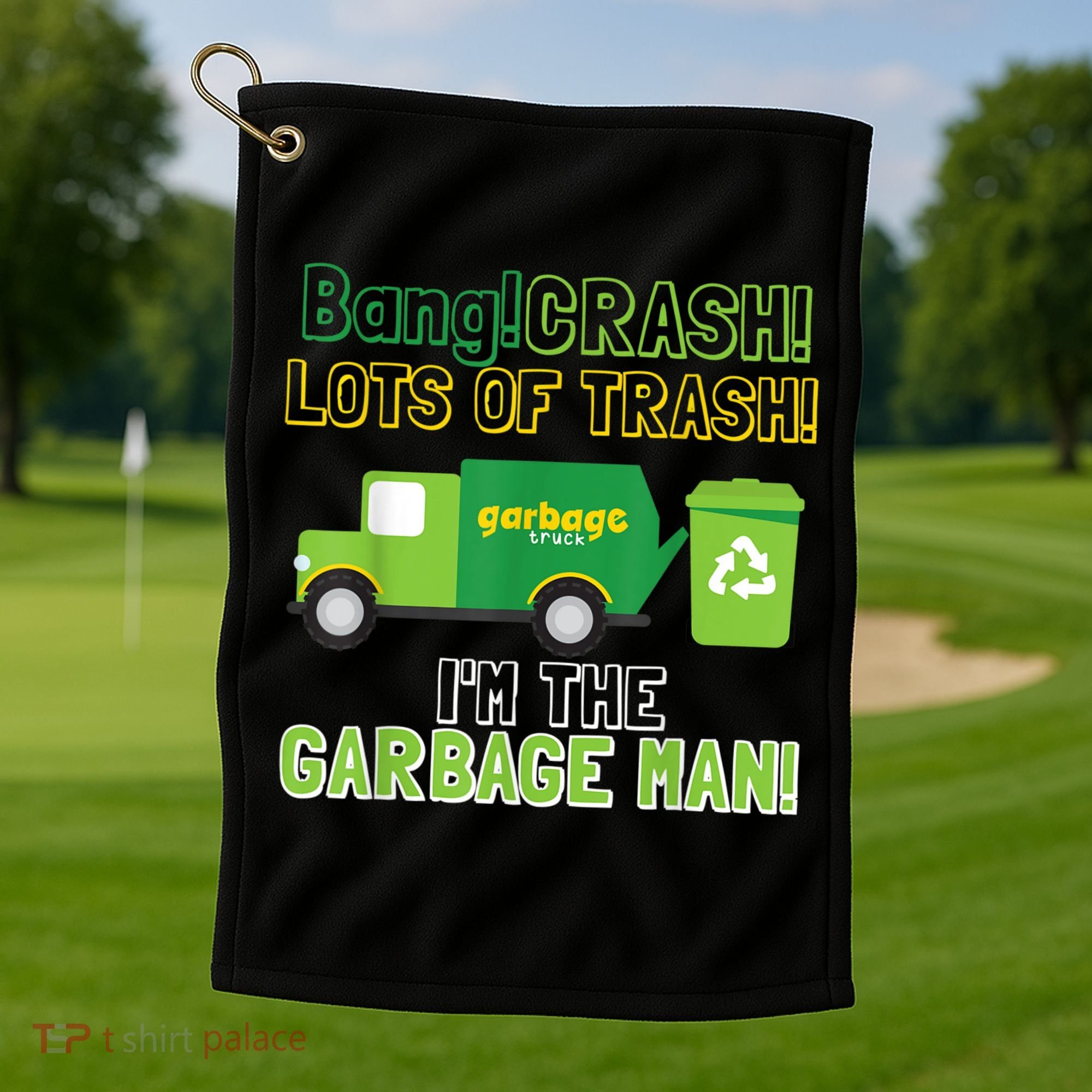 Garbage Man Costume Garbage Trucks Adults Kids & Toddlers Golf Towel