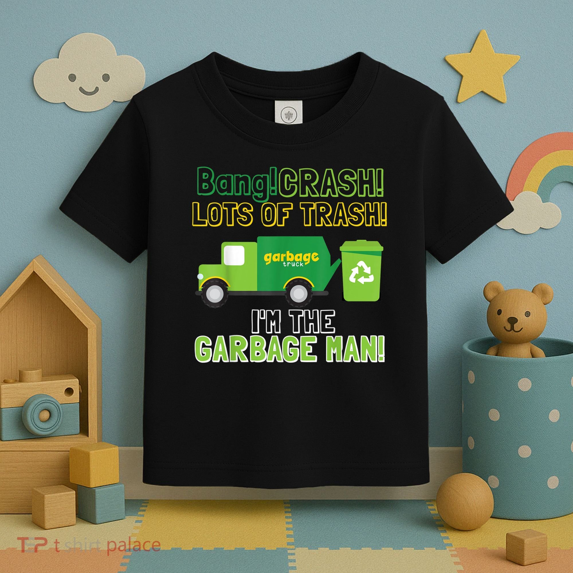 Garbage Man Costume Garbage Trucks Adults Kids & Toddlers Toddler T-Shirt