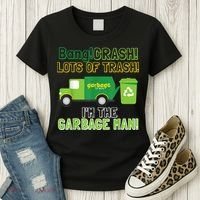 Garbage Man Costume Garbage Trucks Adults Kids & Toddlers Women's T-Shirt thumb 3