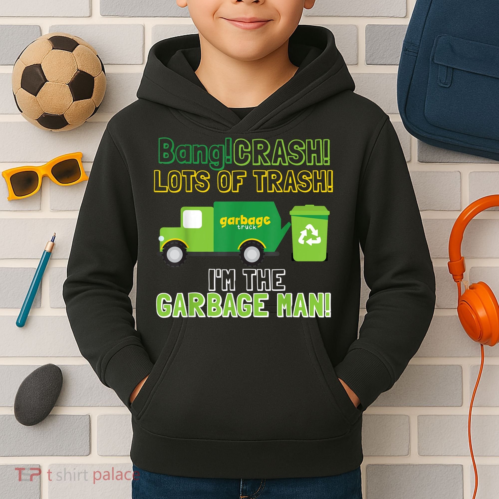 Garbage Man Costume Garbage Trucks Adults Kids & Toddlers Kids Hoodie
