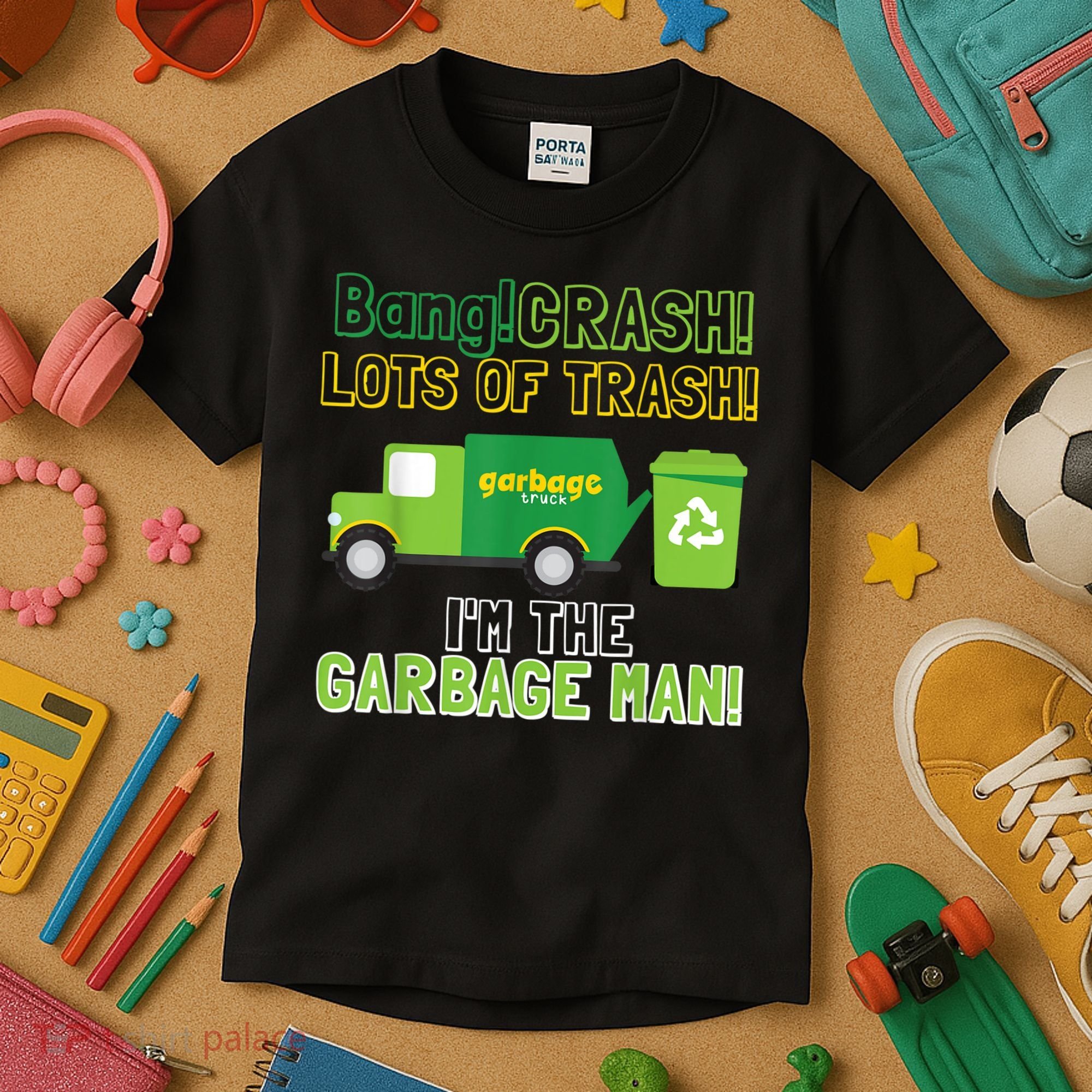 Garbage Man Costume Garbage Trucks Adults Kids & Toddlers Kids T-Shirt
