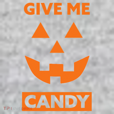 Give Me Candy Jack O Lantern Pumpkin Halloween The Baniff Cuffed Pom Beanie
