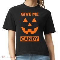 Give Me Candy Jack O Lantern Pumpkin Halloween Comfort Colors Boxy T-Shirt thumb 0