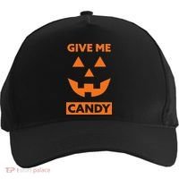 Give Me Candy Jack O Lantern Pumpkin Halloween Five-Panel Snapback Cap thumb 0