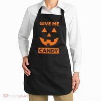 Give Me Candy Jack O Lantern Pumpkin Halloween Apron thumb 2
