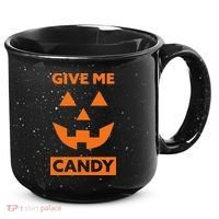 Give Me Candy Jack O Lantern Pumpkin Halloween 15oz Campfire Ceramic Mug thumb 0