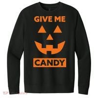 Give Me Candy Jack O Lantern Pumpkin Halloween V.I.T. Fleece Crew Sweatshirt thumb 0