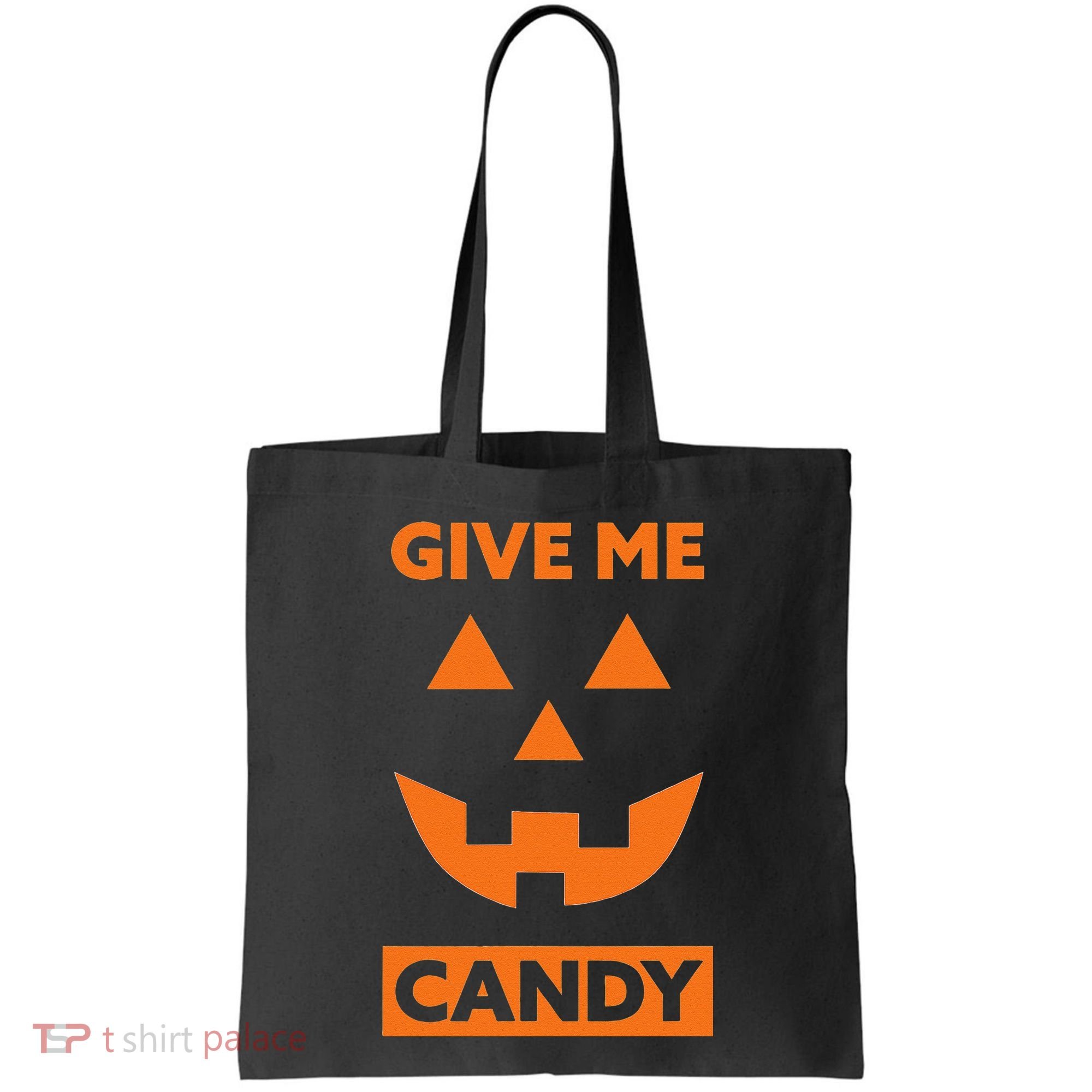 Give Me Candy Jack O Lantern Pumpkin Halloween Tote Bag