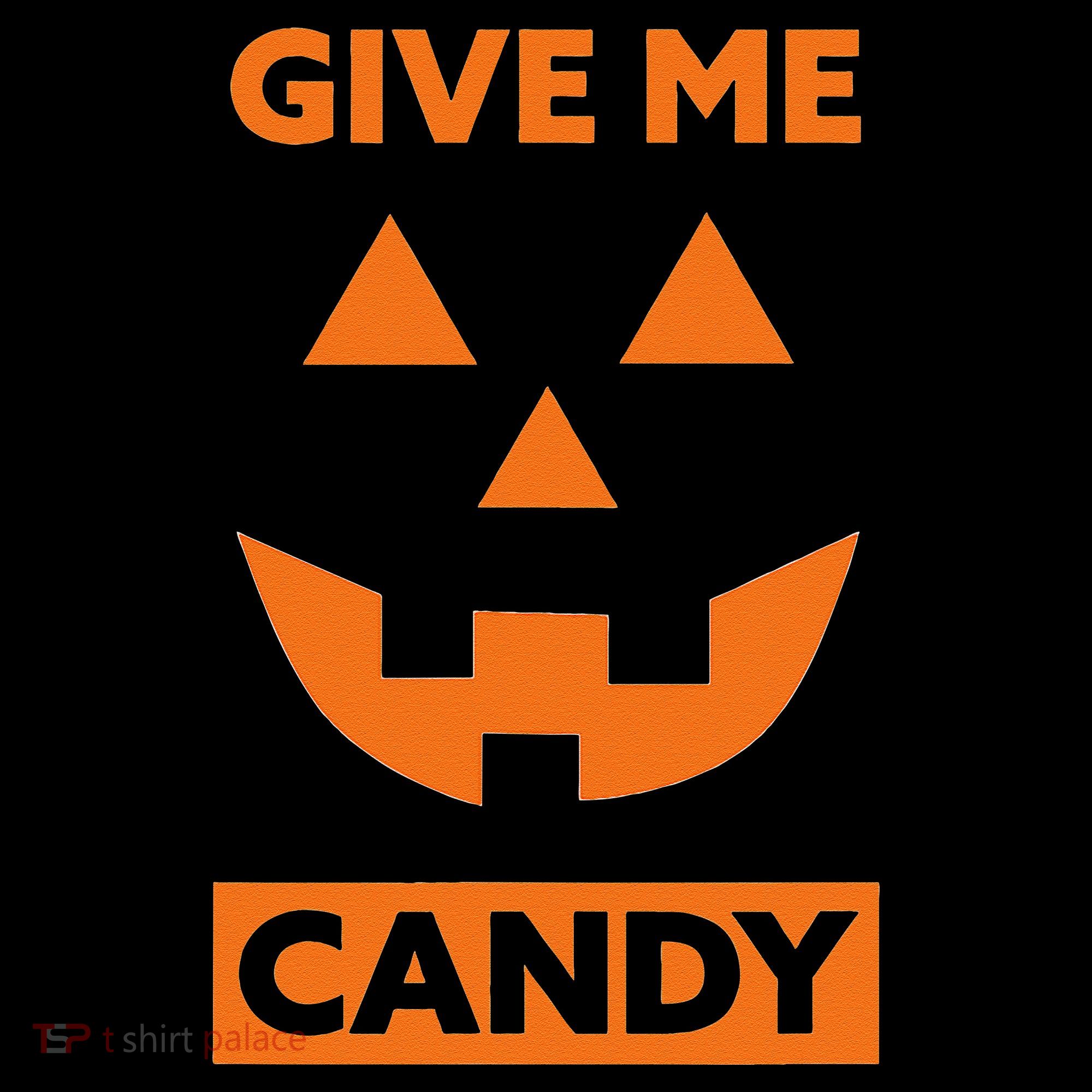 Give Me Candy Jack O Lantern Pumpkin Halloween Baby Bodysuit