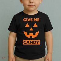 Give Me Candy Jack O Lantern Pumpkin Halloween Toddler T-Shirt thumb 2