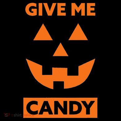 Give Me Candy Jack O Lantern Pumpkin Halloween Kids Colorblock Raglan Jersey