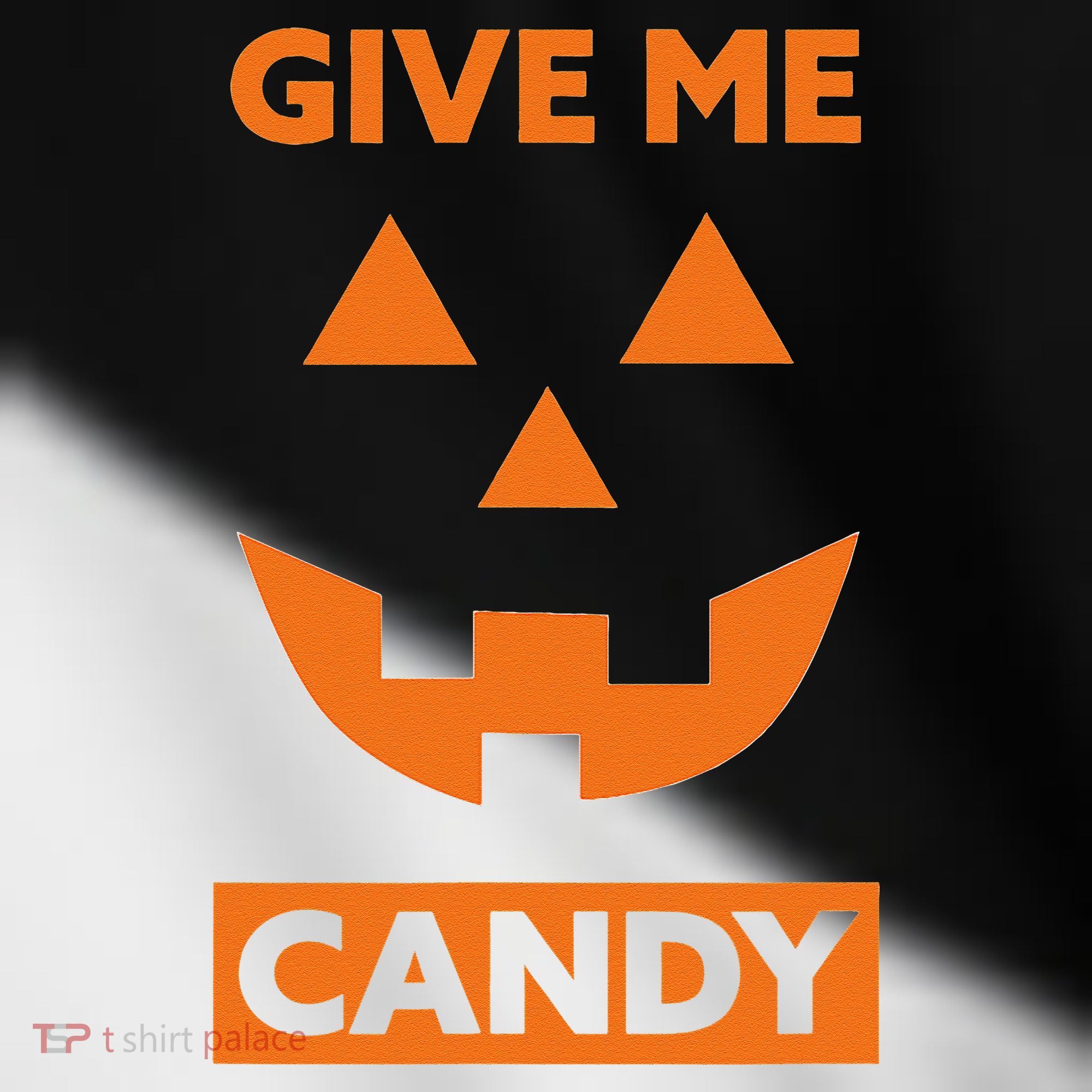 Give Me Candy Jack O Lantern Pumpkin Halloween Toddler Fine Jersey T-Shirt