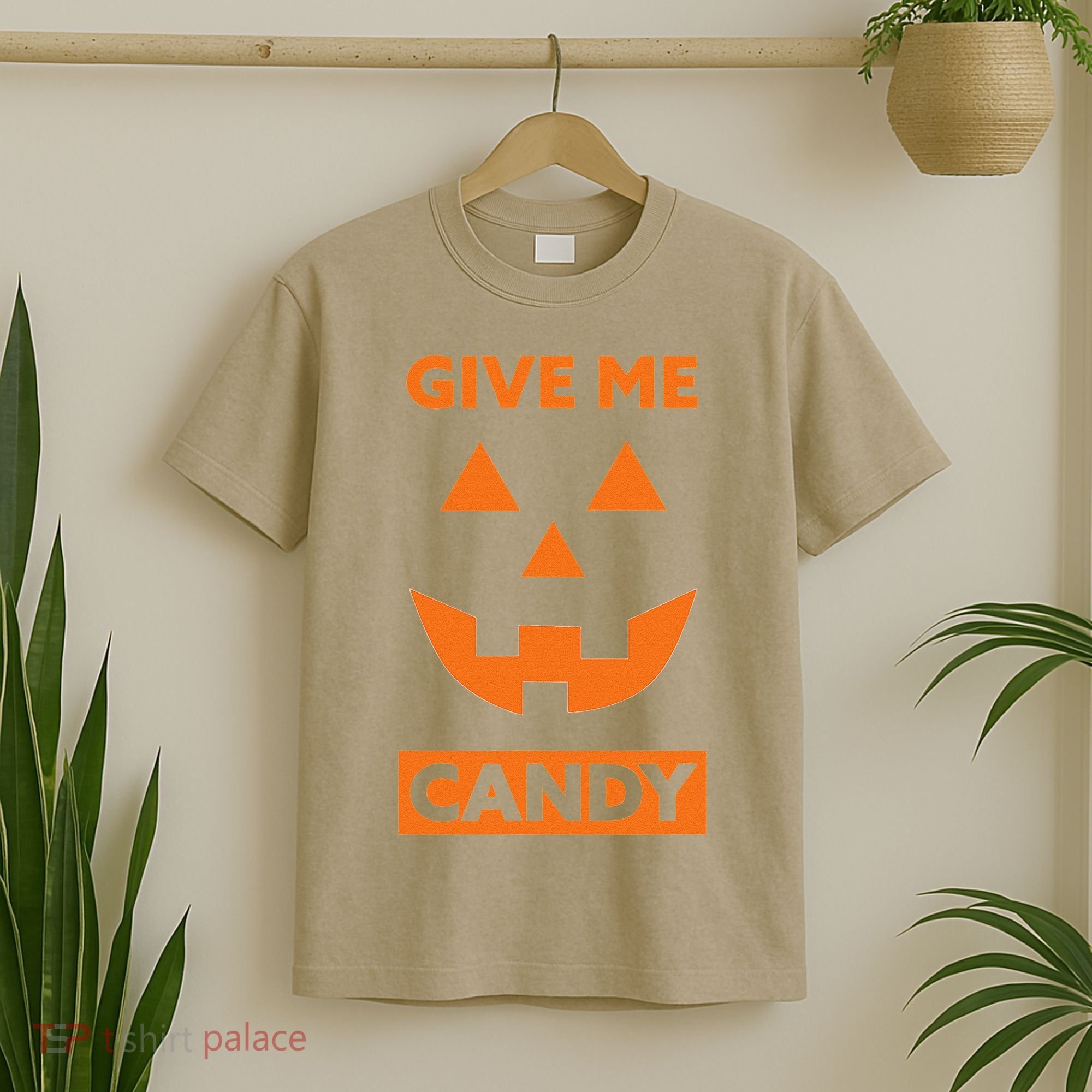 Give Me Candy Jack O Lantern Pumpkin Halloween T-Shirt