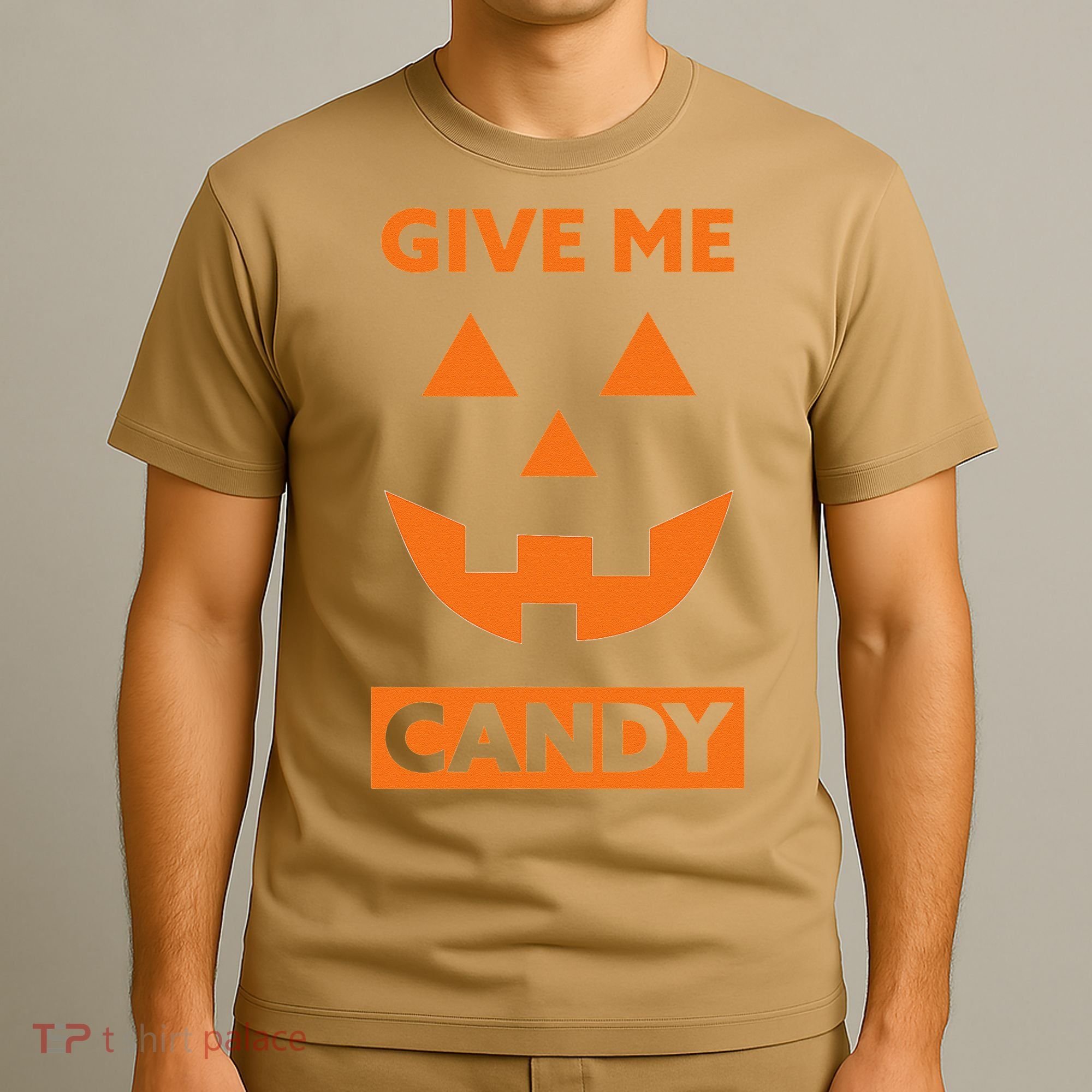 Give Me Candy Jack O Lantern Pumpkin Halloween T-Shirt