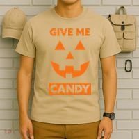 Give Me Candy Jack O Lantern Pumpkin Halloween T-Shirt thumb 6