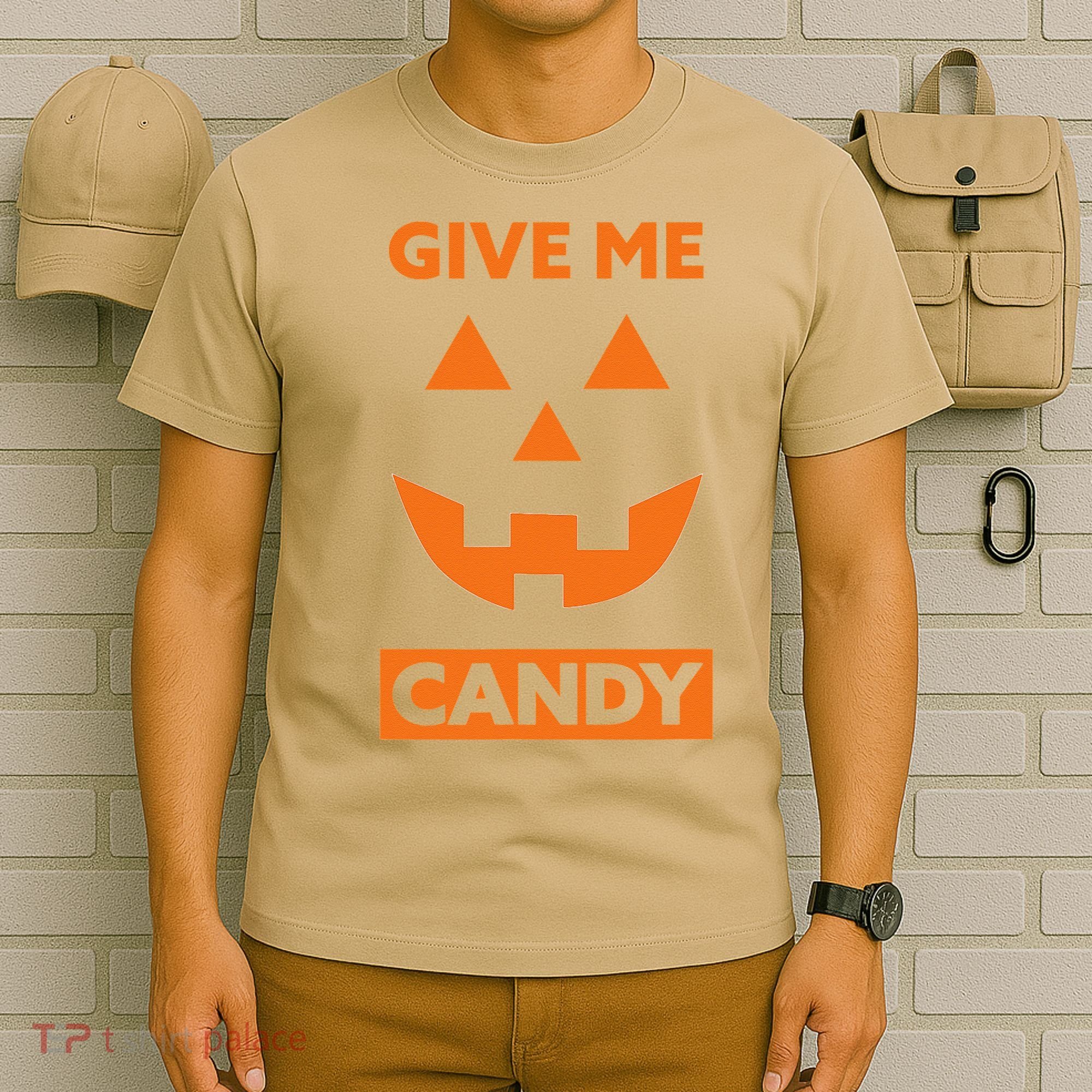 Give Me Candy Jack O Lantern Pumpkin Halloween T-Shirt