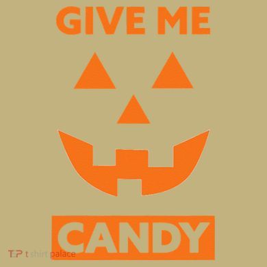 Give Me Candy Jack O Lantern Pumpkin Halloween Polo