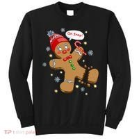 Gingerbread Man Cookie XMas Oh Snap Funny Cute Christmas Sweatshirt thumb 0