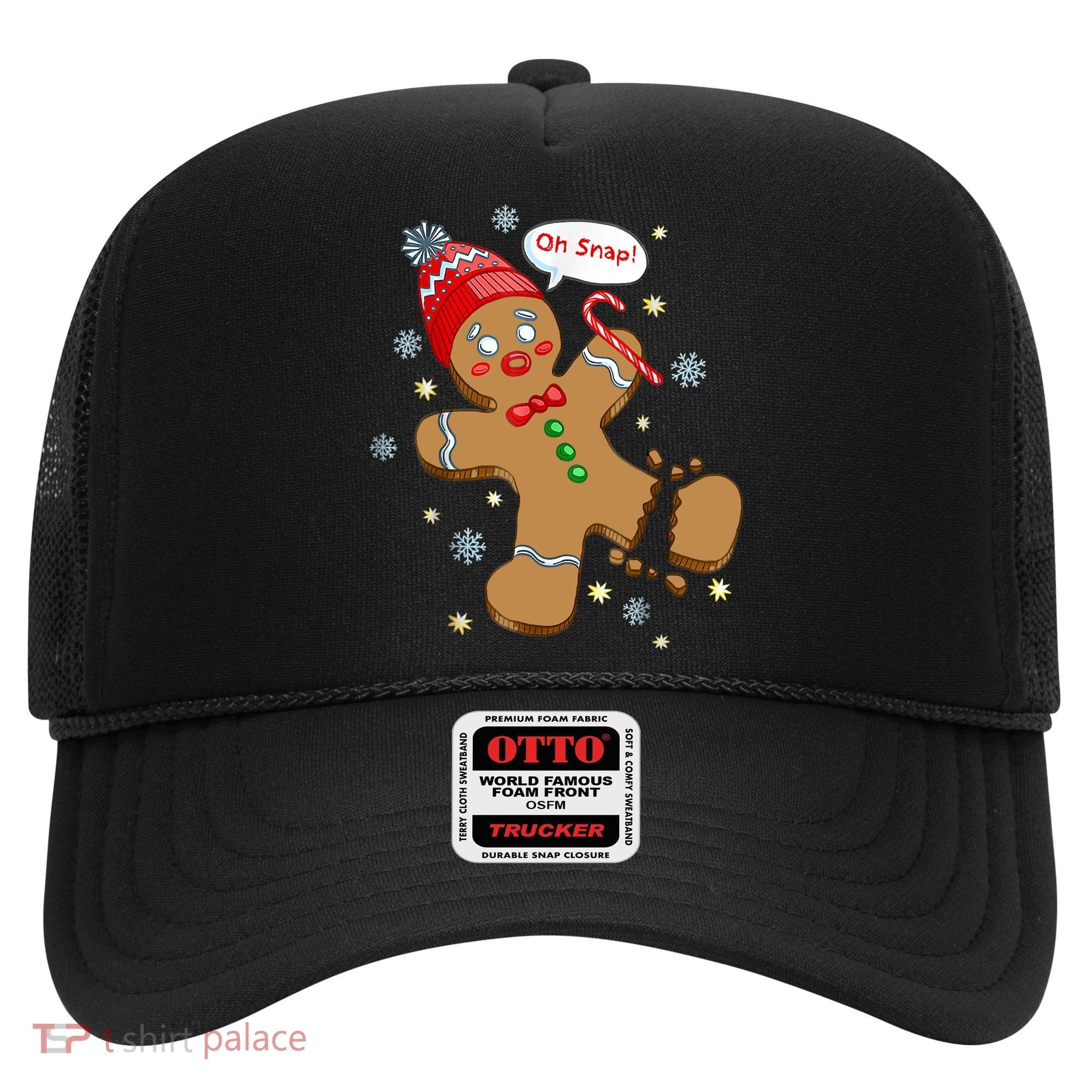 Gingerbread Man Cookie XMas Oh Snap Funny Cute Christmas Hat