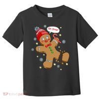 Gingerbread Man Cookie XMas Oh Snap Funny Cute Christmas Toddler T-Shirt thumb 0
