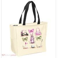 Golf Mom Coquette Bow Golfer Golf Lovers Golf Player Mom Tote Bag thumb 2