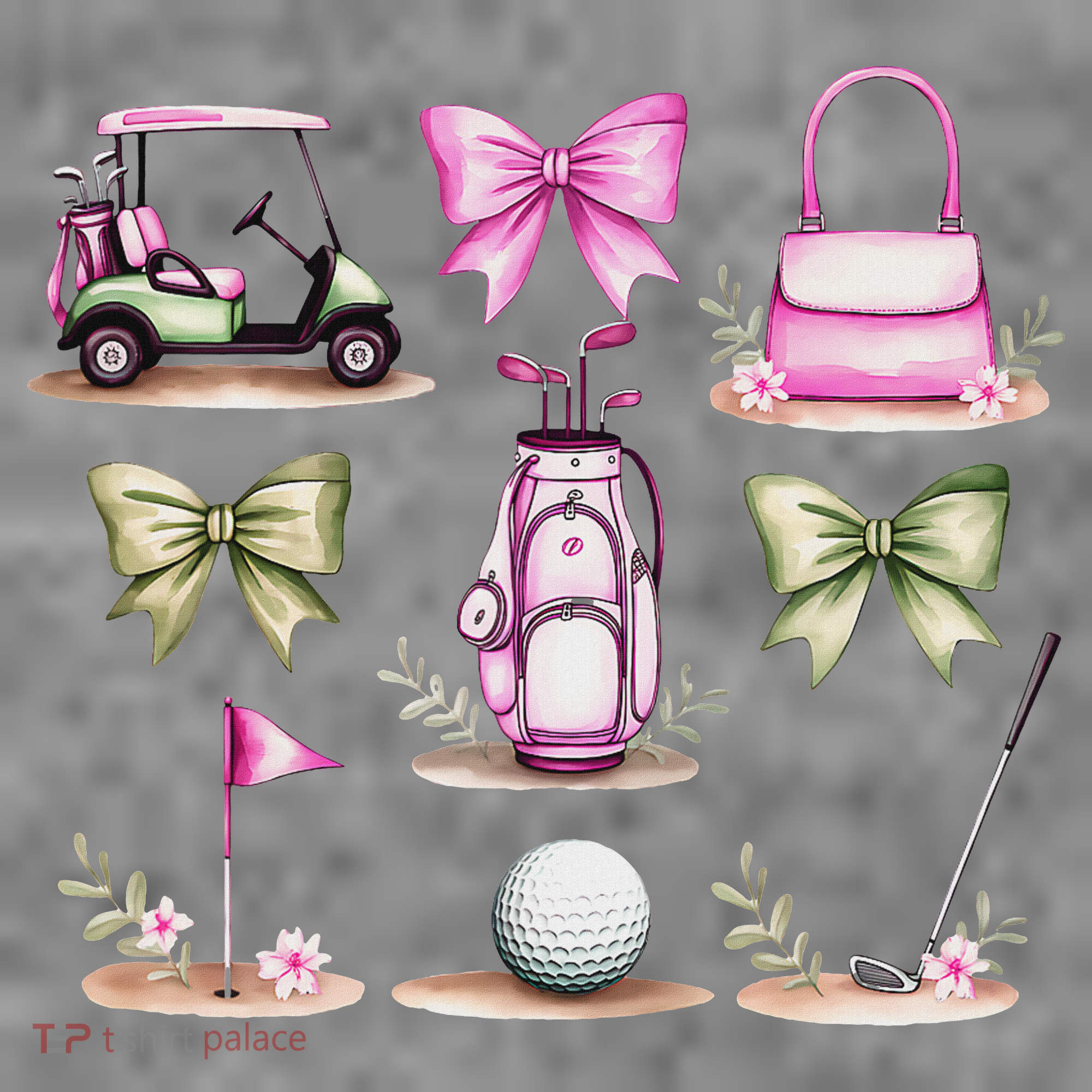 Golf Mom Coquette Bow Golfer Golf Lovers Golf Player Mom Toddler Hoodie