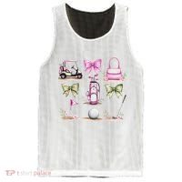 Golf Mom Coquette Bow Golfer Golf Lovers Golf Player Mom Mesh Reversible Basketball Jersey Tank thumb 0